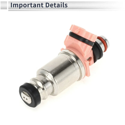 Fuel Injector 4.5L for Lexus LX450 (1996-1997) 1 x Pink Silver Tone