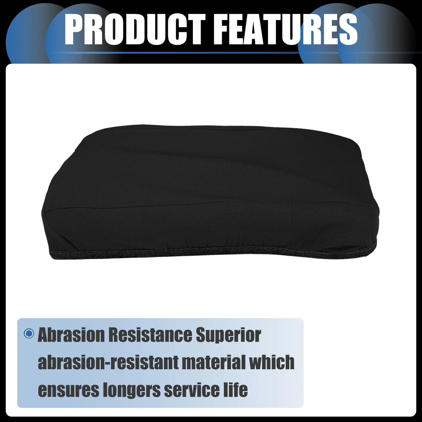 Armrest Protector Cover Pad for Hyundai Santa Fe (2019-2020) Neoprene Black