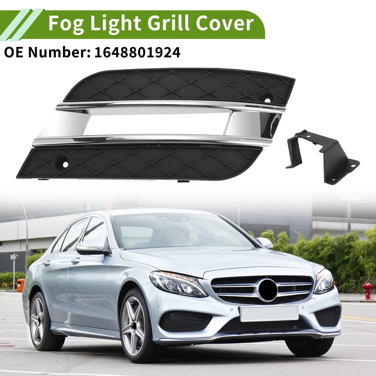 Front Left Fog Light Grill for Mercedes Benz ML450 (2009-2011)