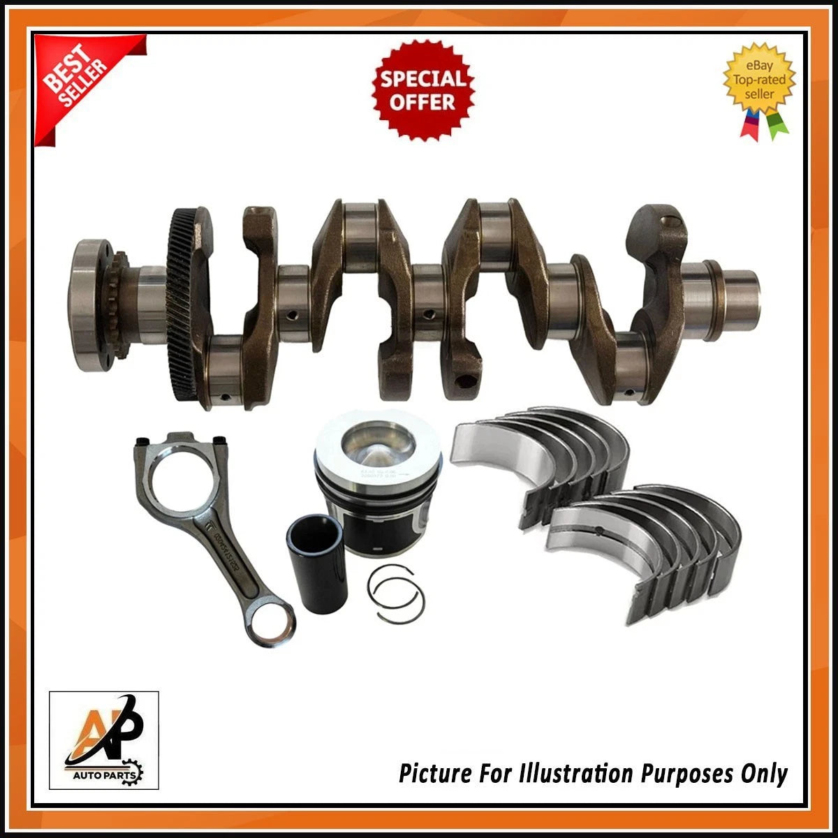 Crankshaft Rebuild Kit for Land Rover Range Rover Sport L550 204DTD (2014–2018)