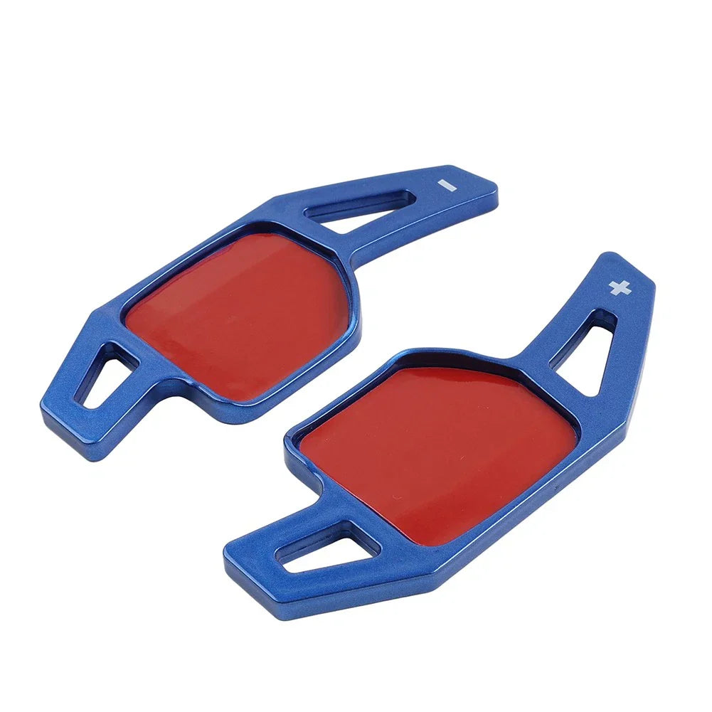 Blue Steering Shifter Paddle Extensions for Audi A3 A4 A5 A6 A7 A8