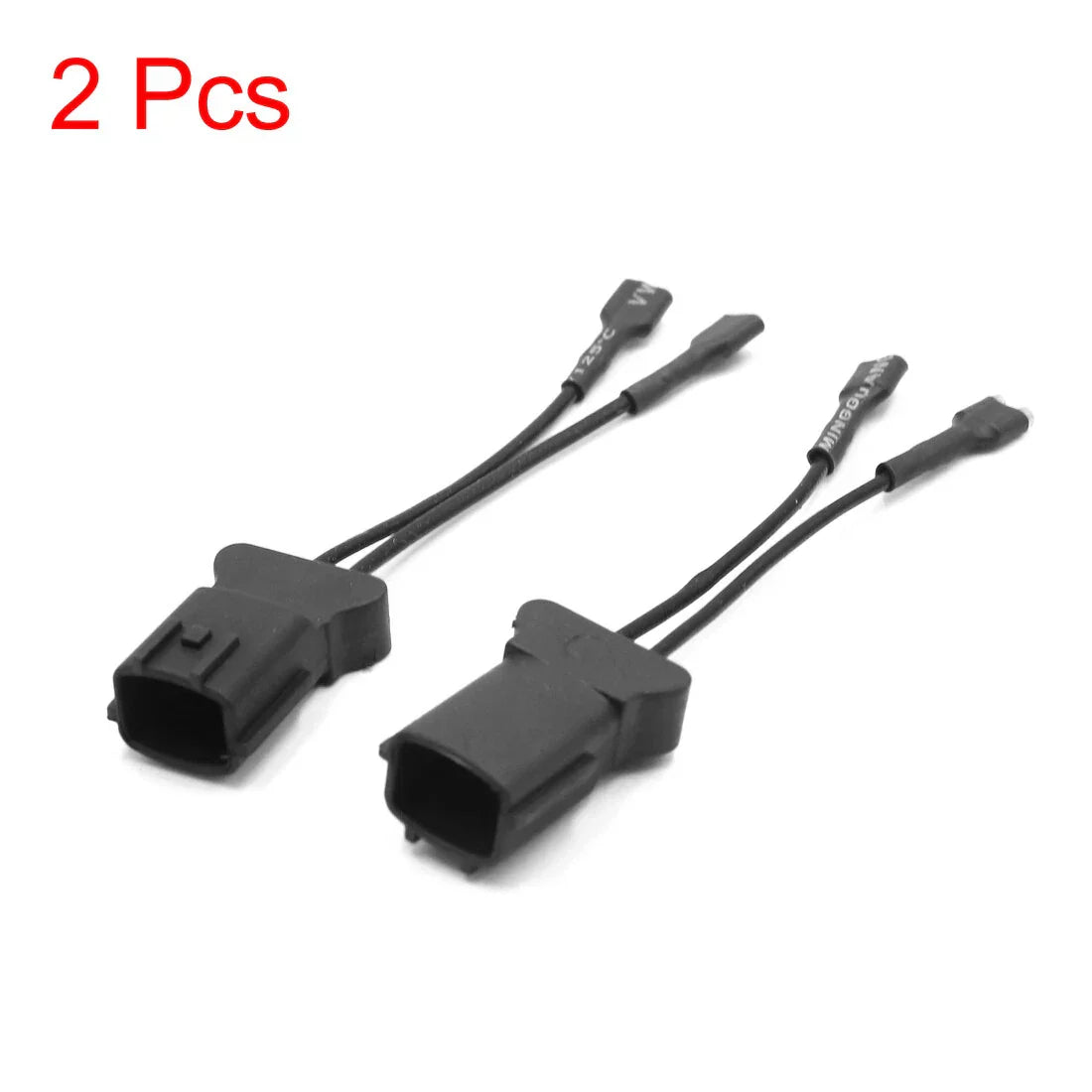 2 x Plastic Car Horn Speaker Adapter Wiring Harness for Hyundai