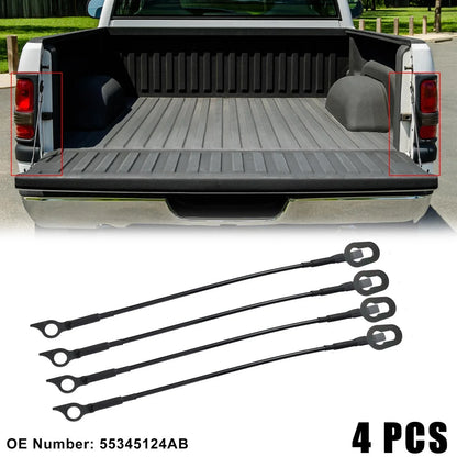 4 x Tailgate Support Cables for Dodge Ram 2500 (1994-2002)