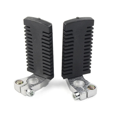 Foot Pegs Rest Pedals w/ Clamps for 43cc 47cc 49cc Pocket Dirt Bike Mini Scooter