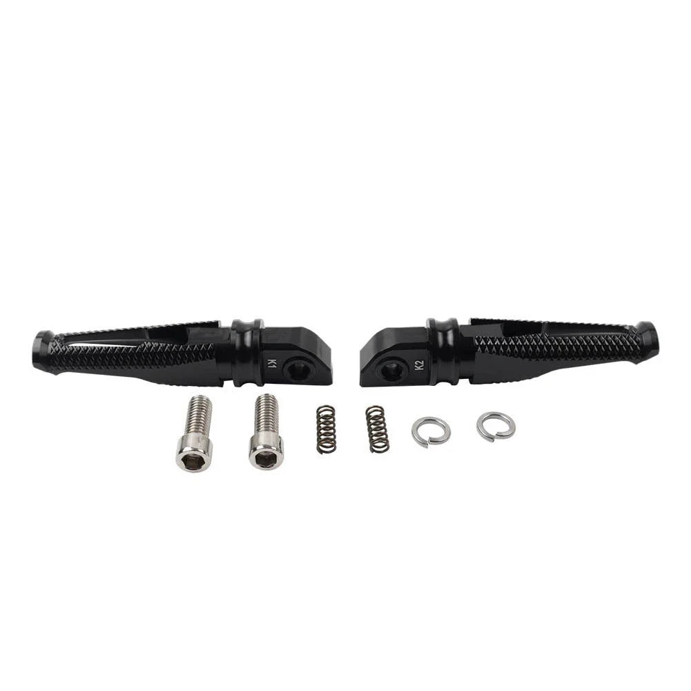 Rear Passenger Foot Pegs Black for Daytona 675, 955i, Tiger 1050 (2006-2017)