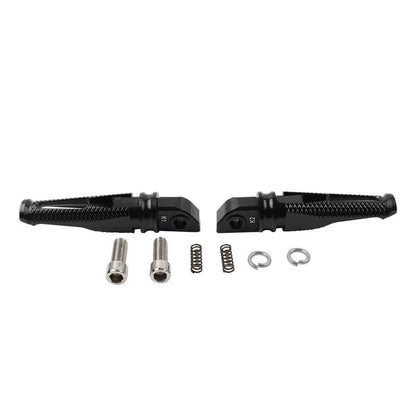 Rear Passenger Foot Pegs Black for Daytona 675, 955i, Tiger 1050 (2006-2017)