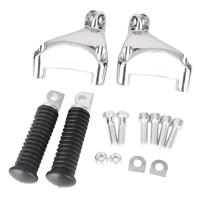 Passenger Foot Pegs Mounting Kit for Harley Sportster XL 883 1200 (14-15)