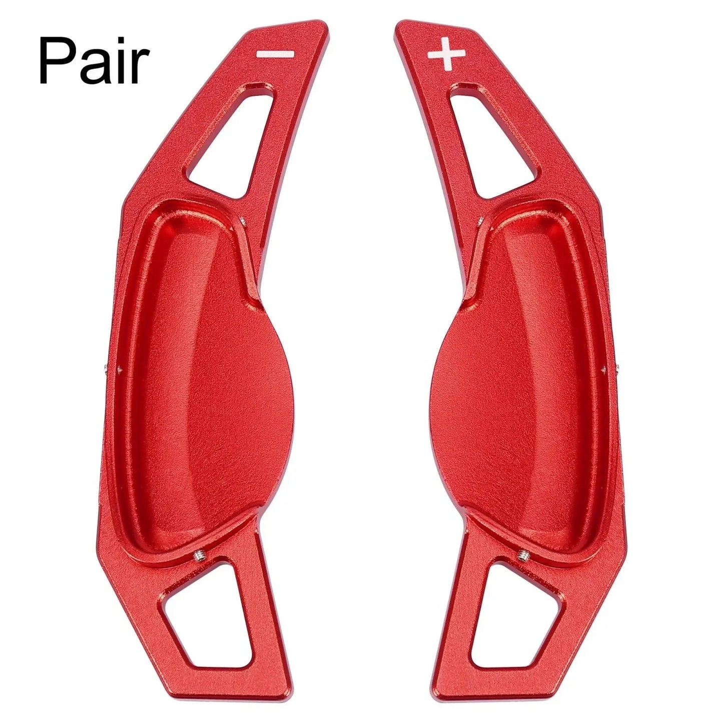 Red Car Steering Wheel Shift Paddle Covers for Smart Fortwo & Forfour (2007-2023)