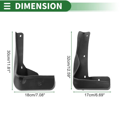 Mud Flaps Splash Guards for Honda Jade (2017)