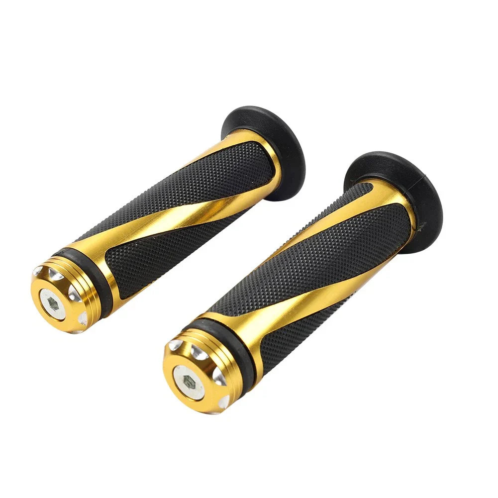 7/8" Yellow Rubber Gel Hand Grips for Yamaha MX ATV Dirt Bike