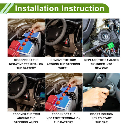 Ignition Lock Cylinder Assembly for Chevrolet Silverado 1500 3500 (2007-2013)