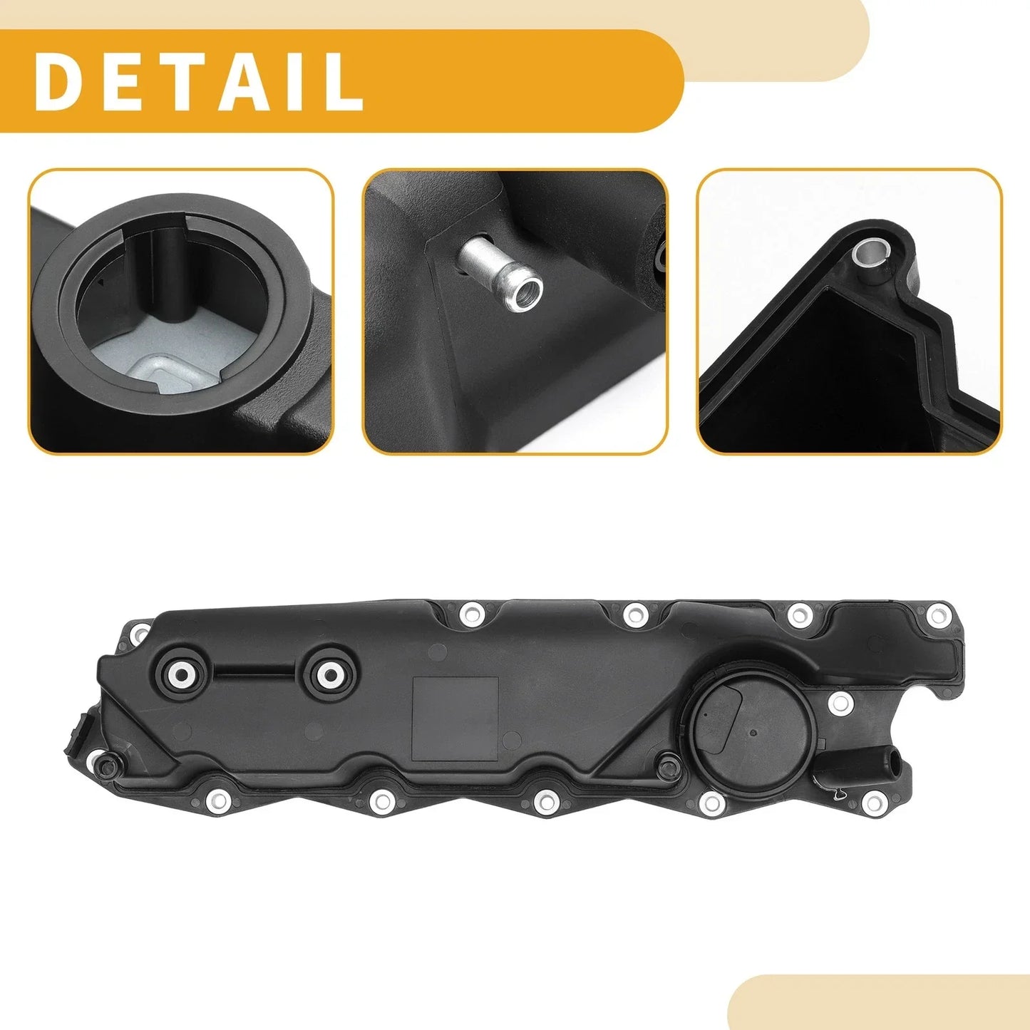 Engine Valve Cover with Gasket for Hyundai Elantra 1.8L 2.0L (2011-2016)