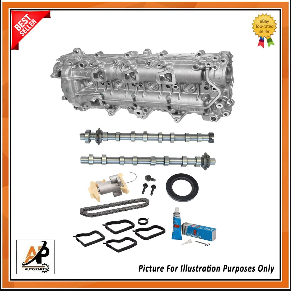 Camshaft Timing Chain Kit Replacement for Peugeot Citroen 1.5 BlueHDi DV5R (2015–2021)