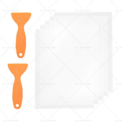 5 x FEP Film Sheets +  Cleaning Blades for Anycubic Resin Printers
