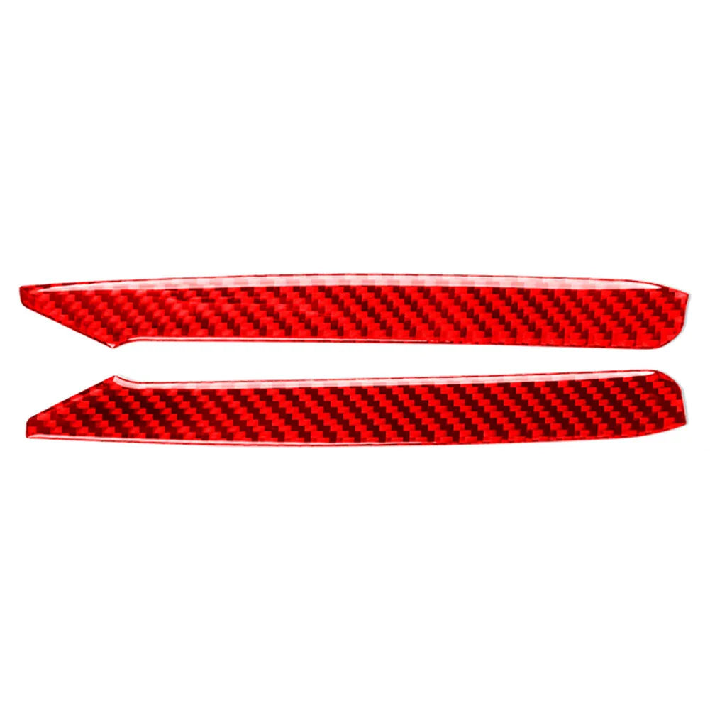Red Carbon Fiber Console Side Cover Trim for Subaru Forester (2009-2013)