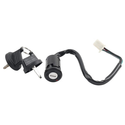 Black Motorcycle Handlebar Control Switches & Wiring Harness for Harley Dyna Vrod