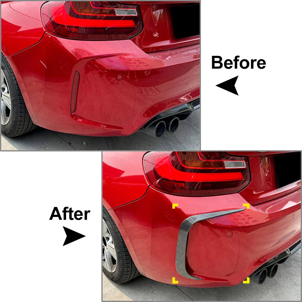 Rear Bumper Spoiler Cover for BMW 2 Series M2 F87 Coupe (2016-2021)