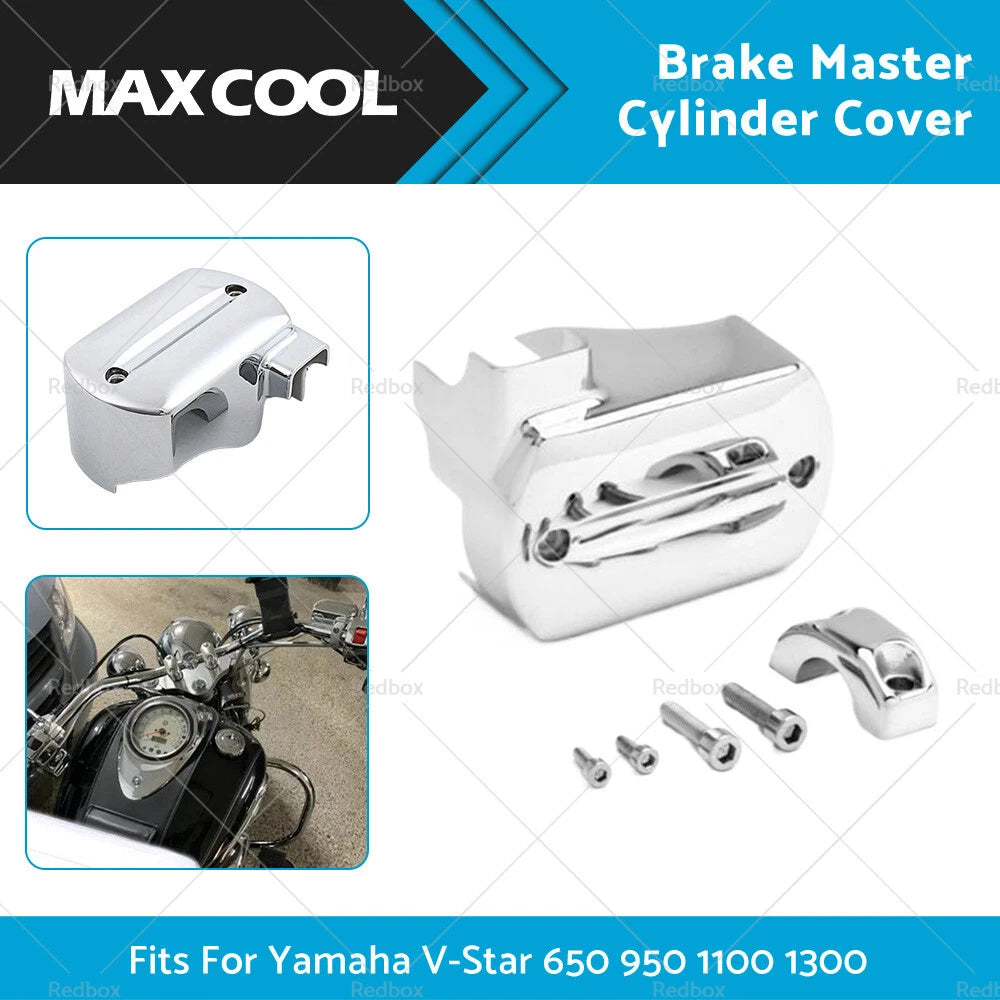 Brake Master Cylinder Cover for Yamaha V-Star 650 98-13, 950, 1100, 1300