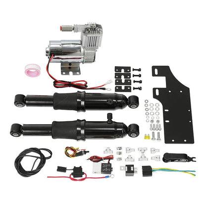 Rear Air Ride Suspension for Harley Touring Bagger Road King Glide (1994-2024)