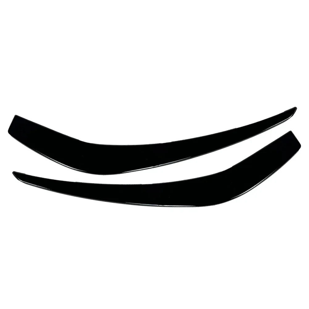 Glossy Black Front Bumper Side Air Vent Trims for Benz A Class (2013-2015)