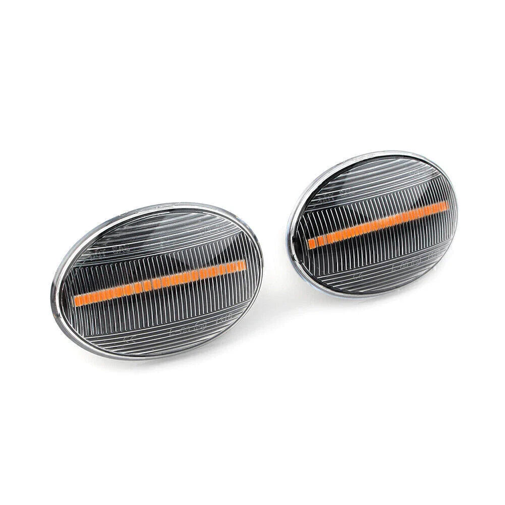 Dynamic Clear LED Side Marker Lights for MINI Cooper R55 R56 R57 R58