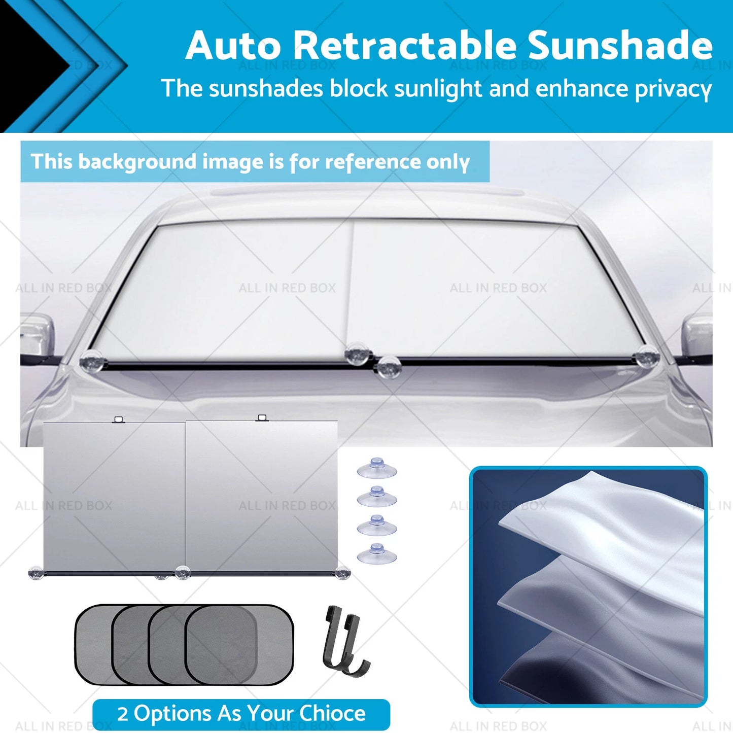 Auto Retractable Sunshade for Car Windshield (2025)