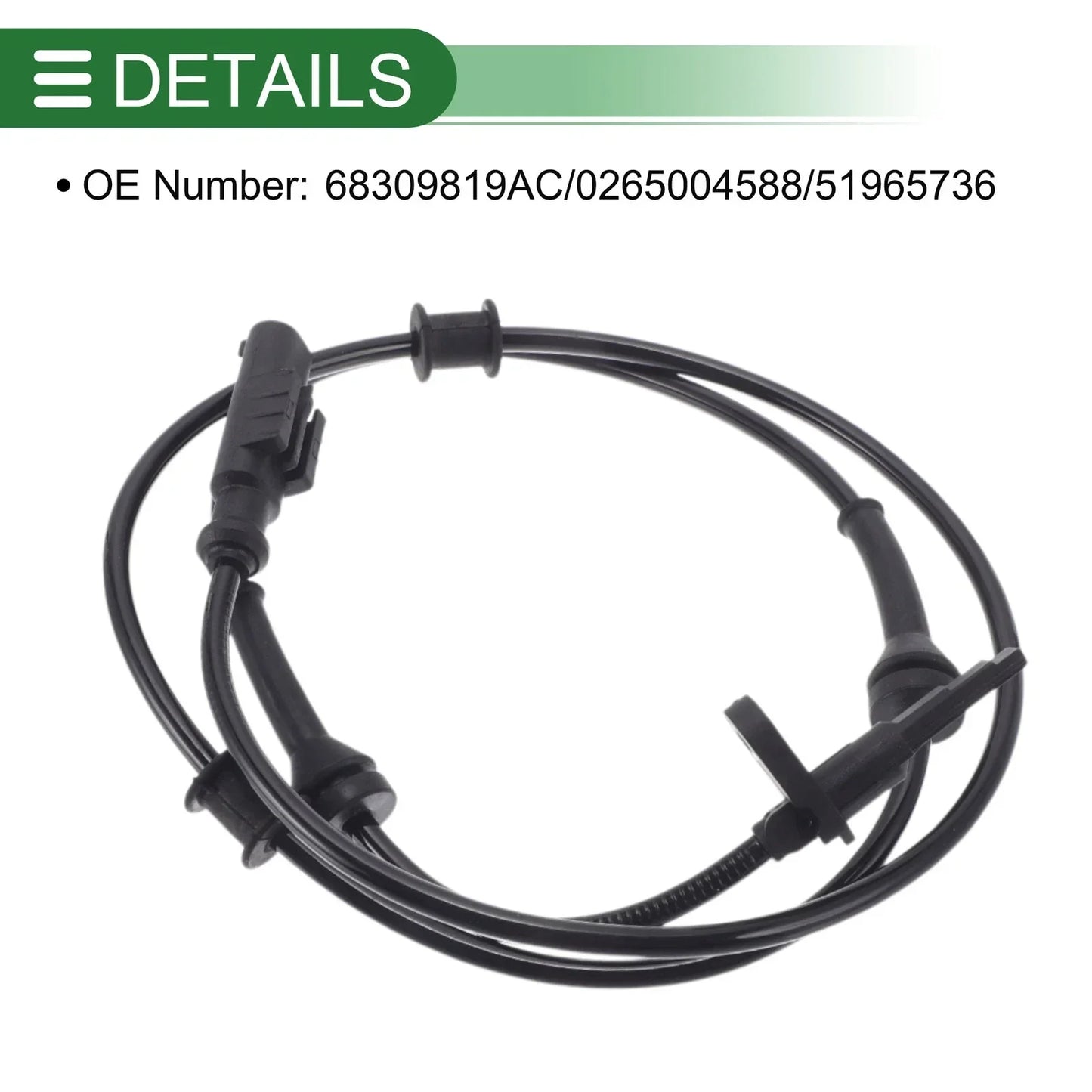 ABS Wheel Speed Sensor for Dodge Ram ProMaster 1500 (2014-2023)