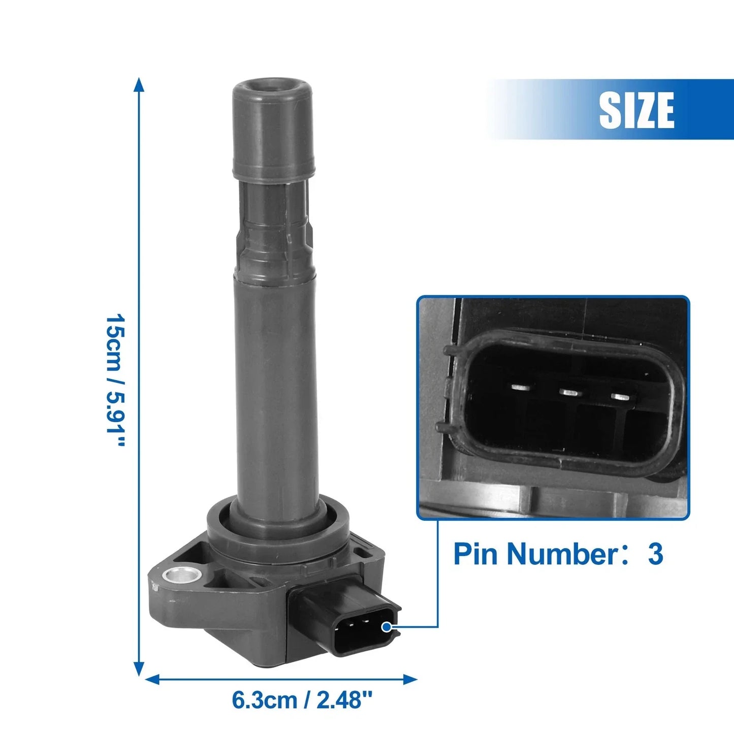 Ignition Coil for Honda Pilot 3.5L (2003-2008) - 2 x High-Performance Coils