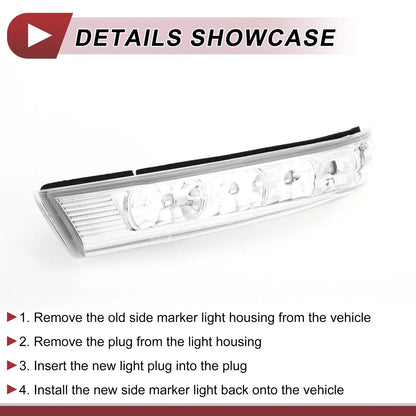 Left Mirror Turn Signal Light for Hyundai Santa Fe (2013-2018)