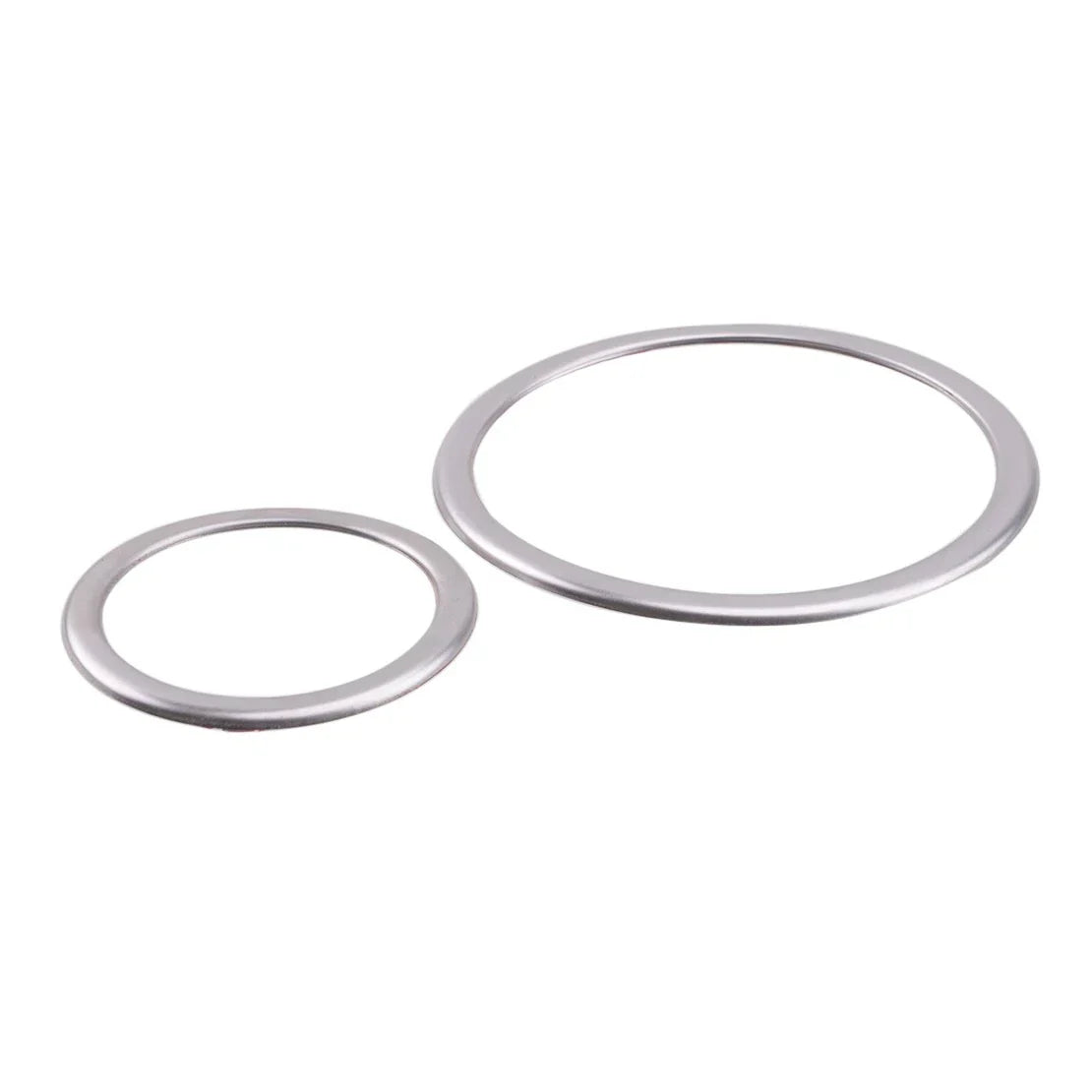Silver Inner Door Speaker Ring Cover Trim Kit for BMW X6 E71 (2008-2014)