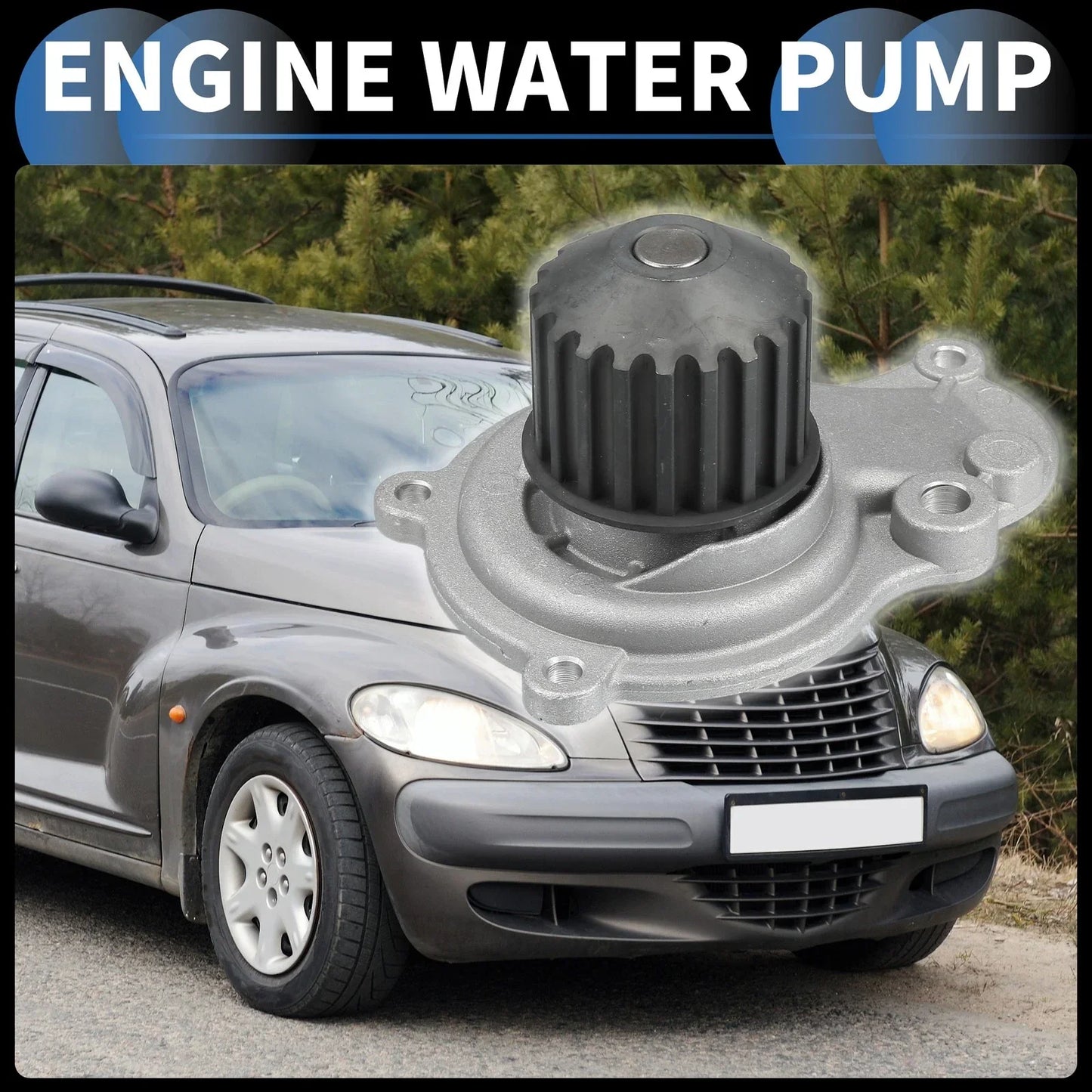 Water Pump with Seals for Chrysler Cirrus (1995-2000)