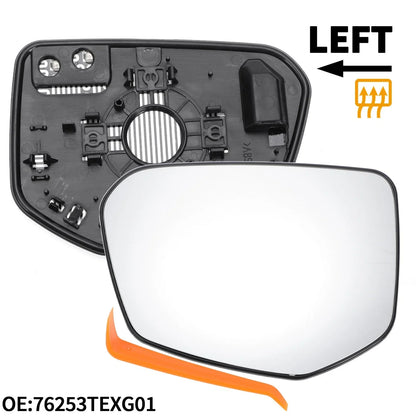 Heated Left Side Mirror Glass for Honda Civic Envix Crider (2016-2023)