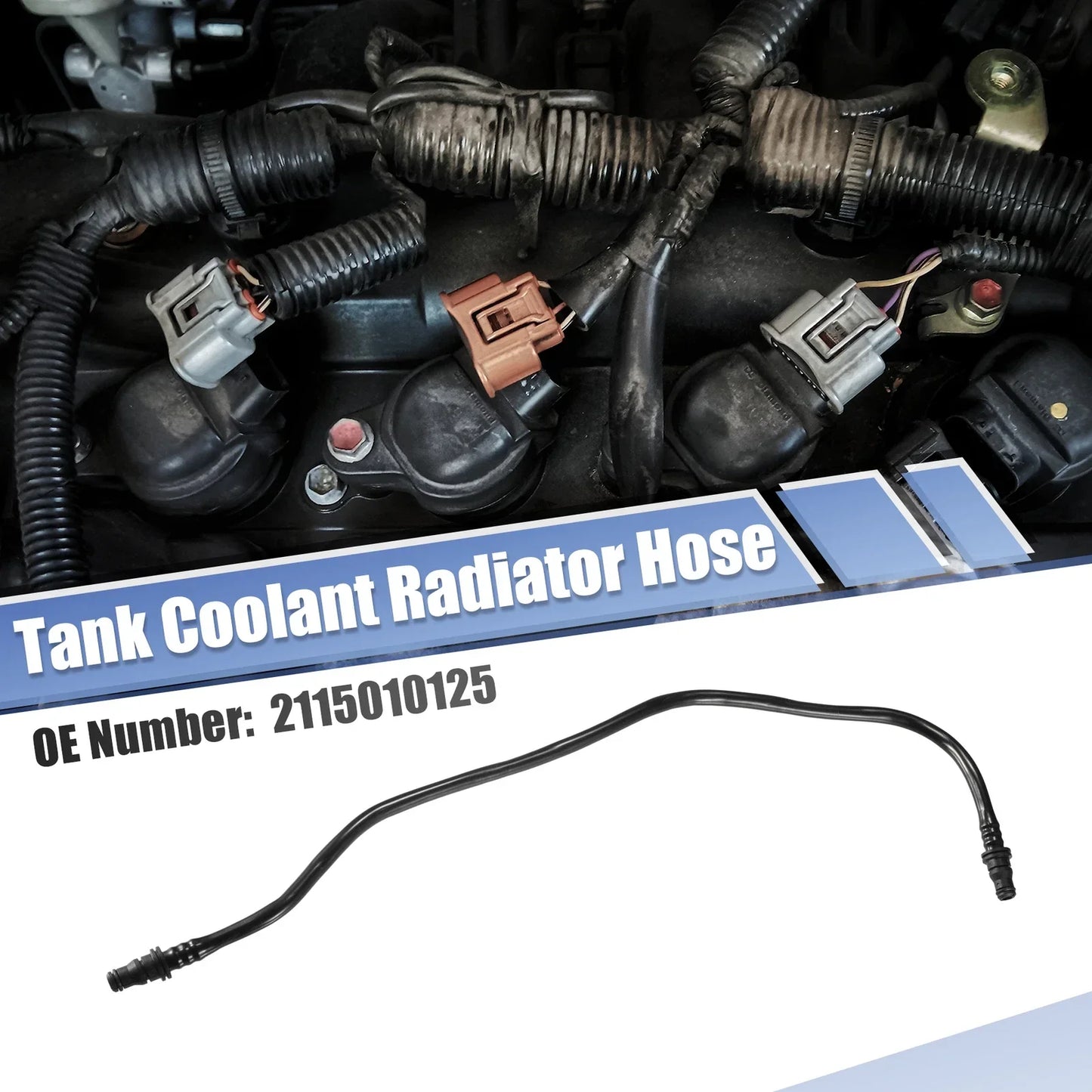 Heater Hose Radiator Expansion Tank Pipe for Mercedes-Benz E320 (2003-2005)