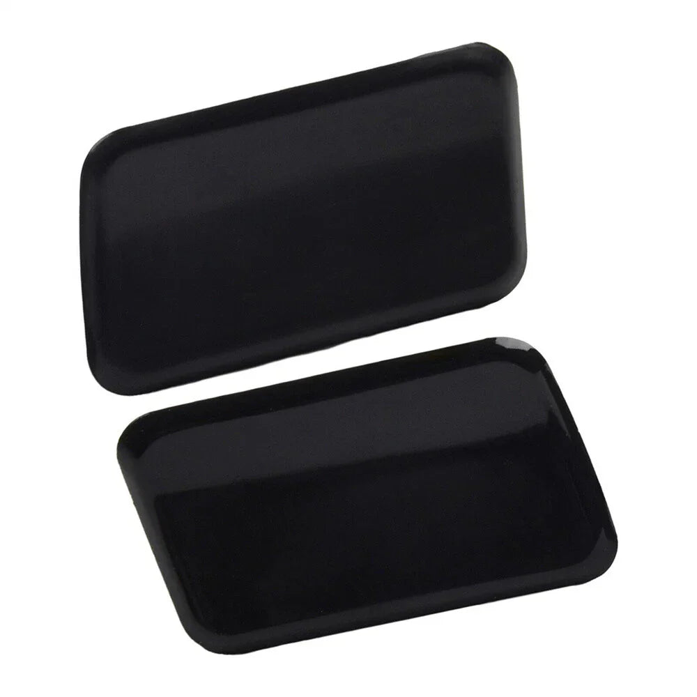 Black Headlight Washer Nozzle Cover Caps for BMW E83 (2004-2010)