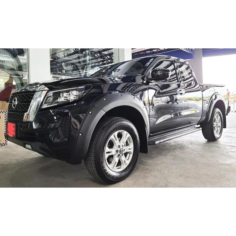 Matte Black Bolted Front Fender Flares for Nissan Navara (2020-2022)