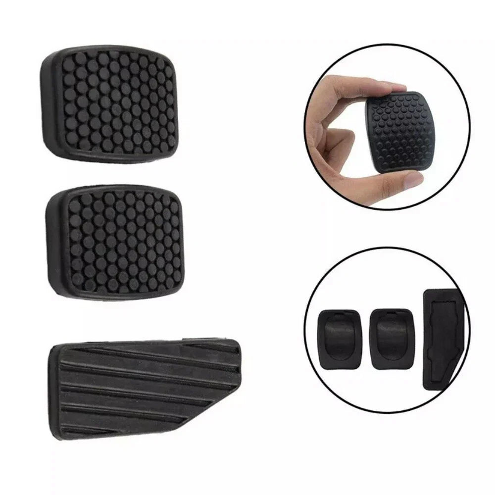3 x Brake Clutch Accelerator Pedal Rubber Pad Covers for Daewoo Matiz (2000-2010)