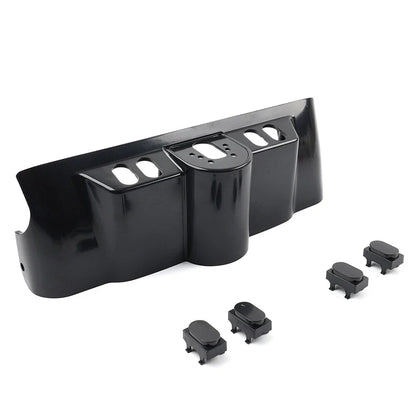 Unpainted Black Inner Fairing Switch Caps for Harley Electra Glide (1996-2013)