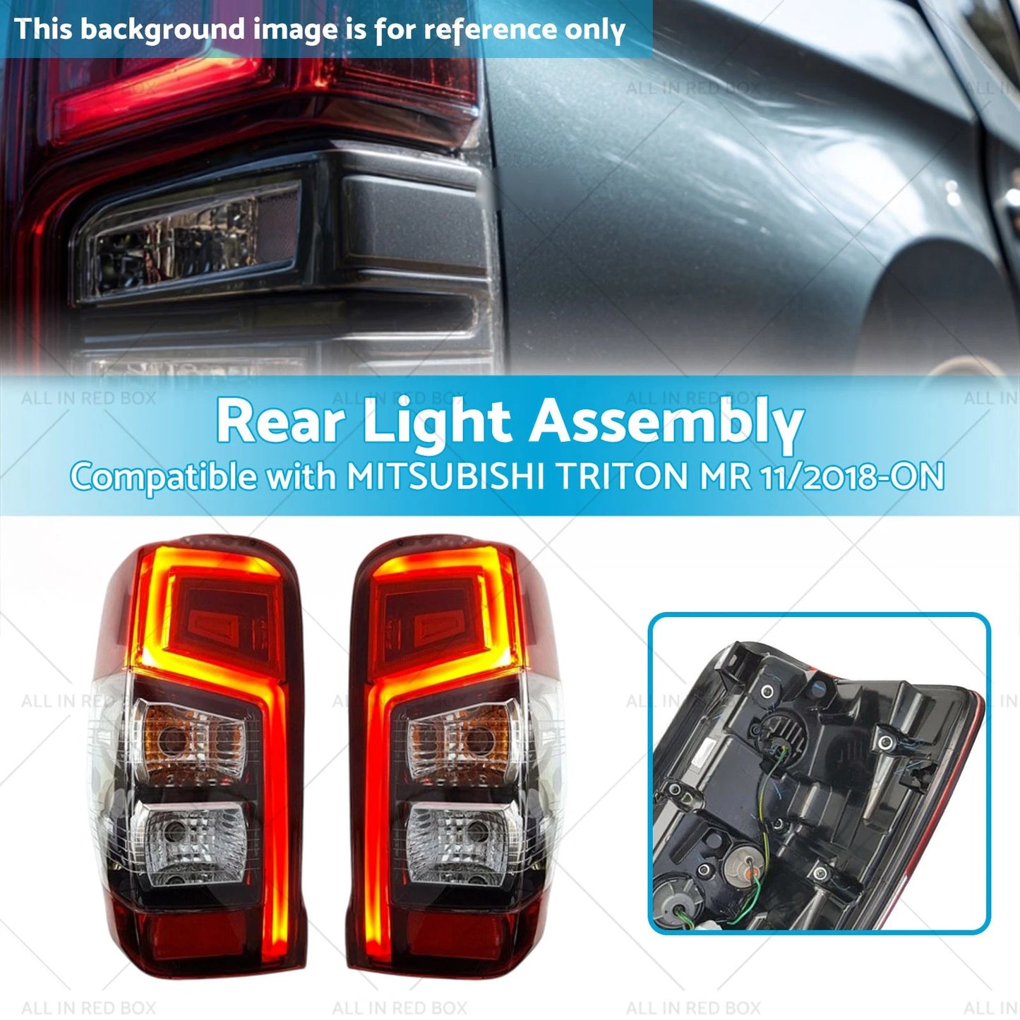 LED Tail Lights for MITSUBISHI TRITON MR (2018 - Present) Pair