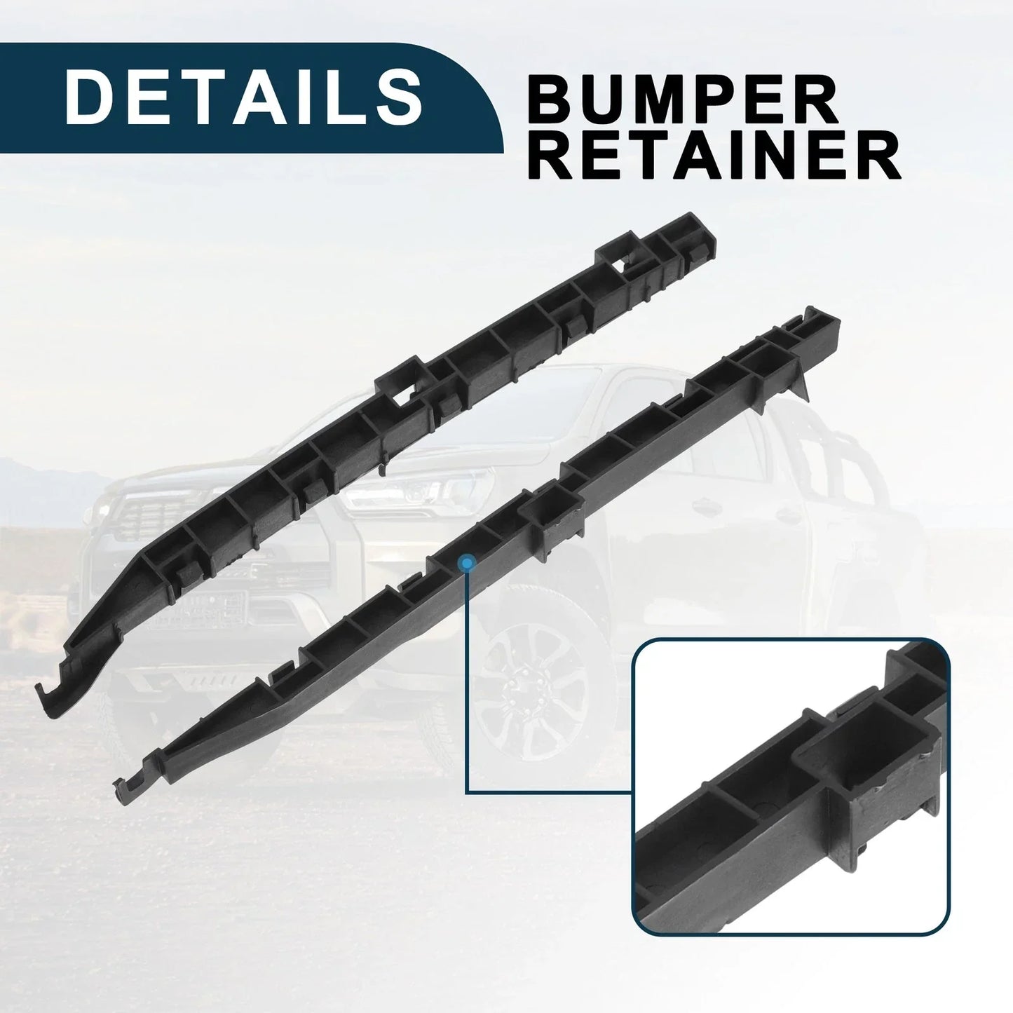 Rear Bumper Retainer Bracket for Honda Fit (2007-2013) - 1 Pair