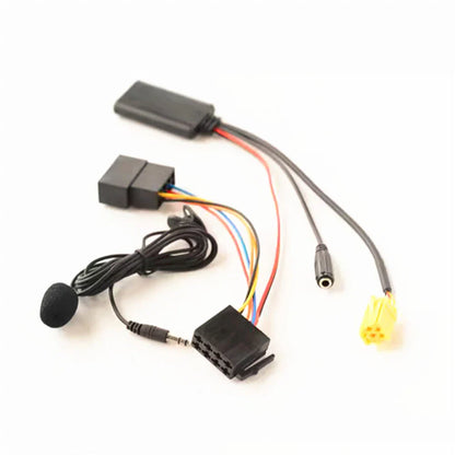 Bluetooth 5.0 Aux Cable Microphone Adapter for Fiat Grande Punto, Alfa Romeo 159
