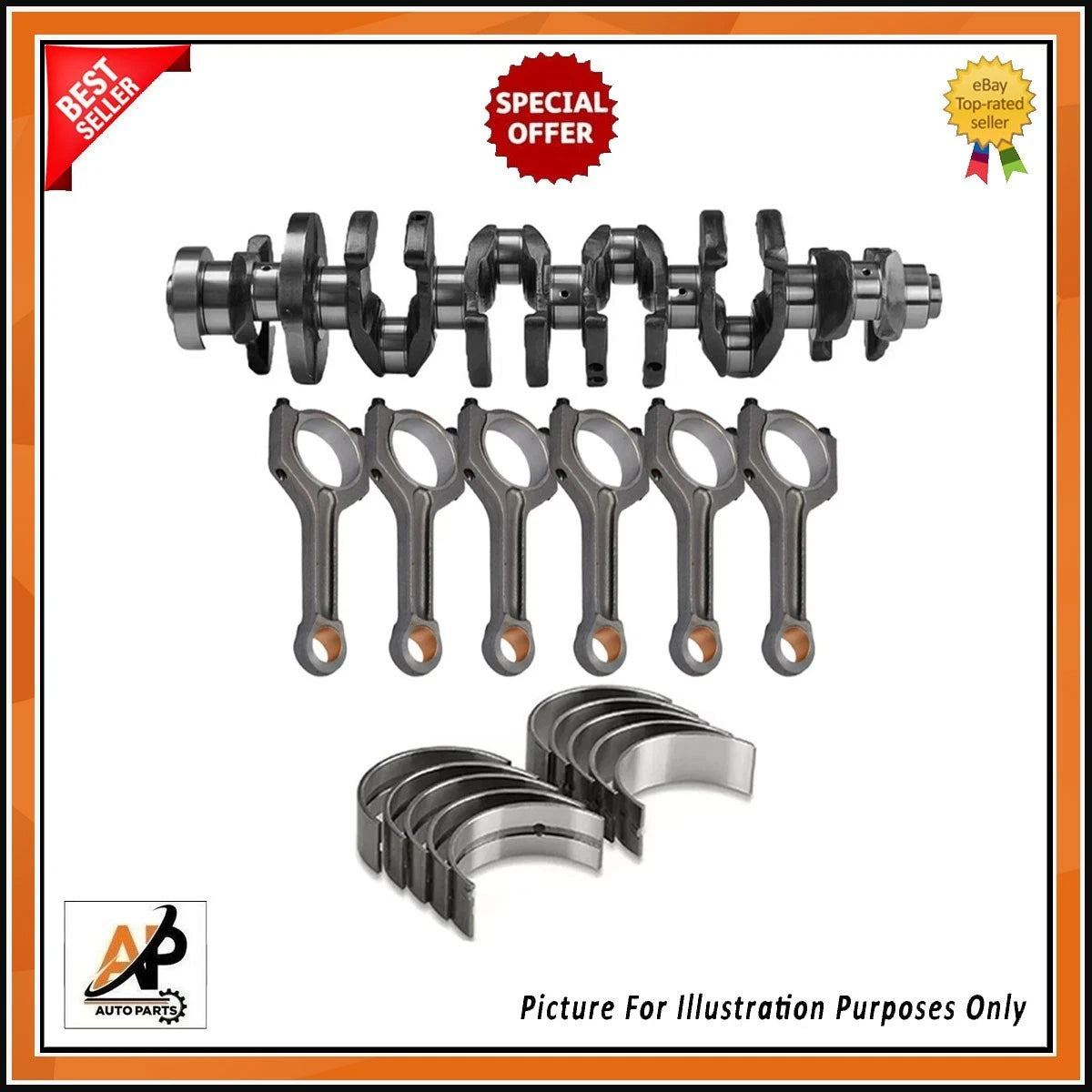 Crankshaft Rebuild Kit for BMW 135i 335i 535i 740i (N54) (2008–2016)