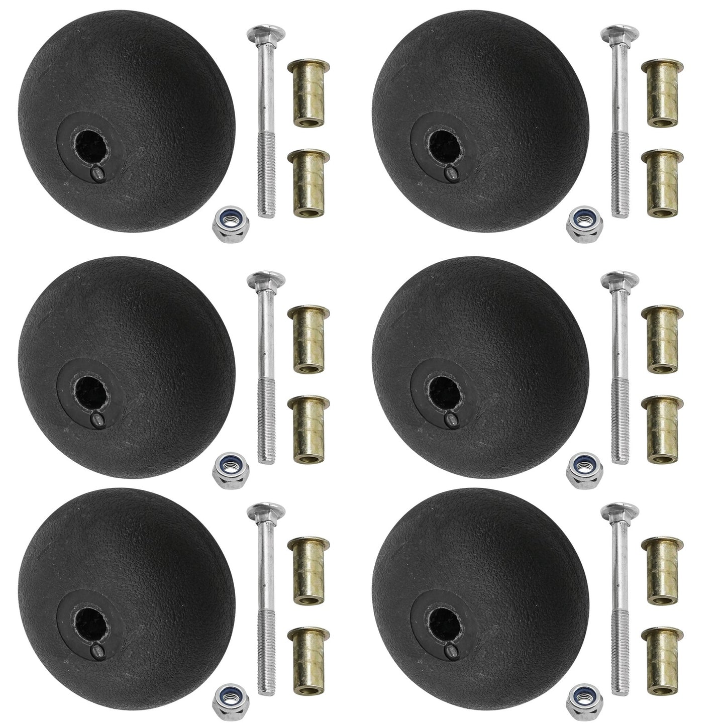 Deck Anti Scalp Wheel Rollers Replacement Kit for Scag SCR42 2007–2024