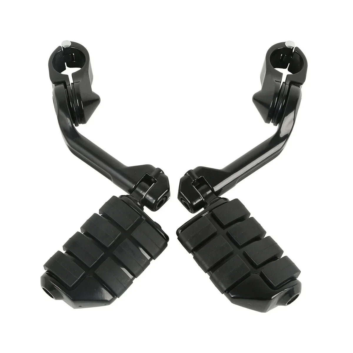 1 1/4" Highway Bar Engine Guard Footpegs for Harley Touring