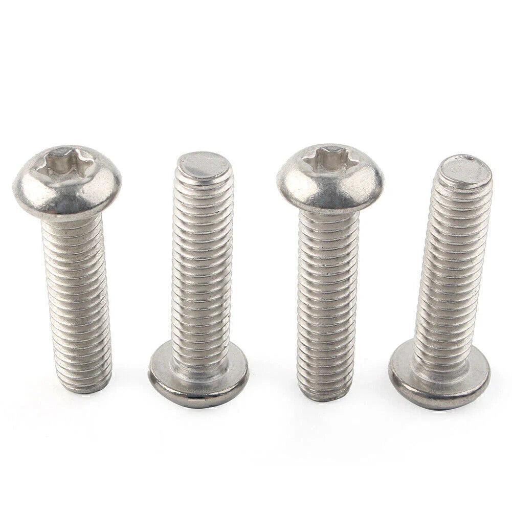Steel Chrome Triple Clamp Yoke Bolt Screw Kit for Harley Touring Dyna