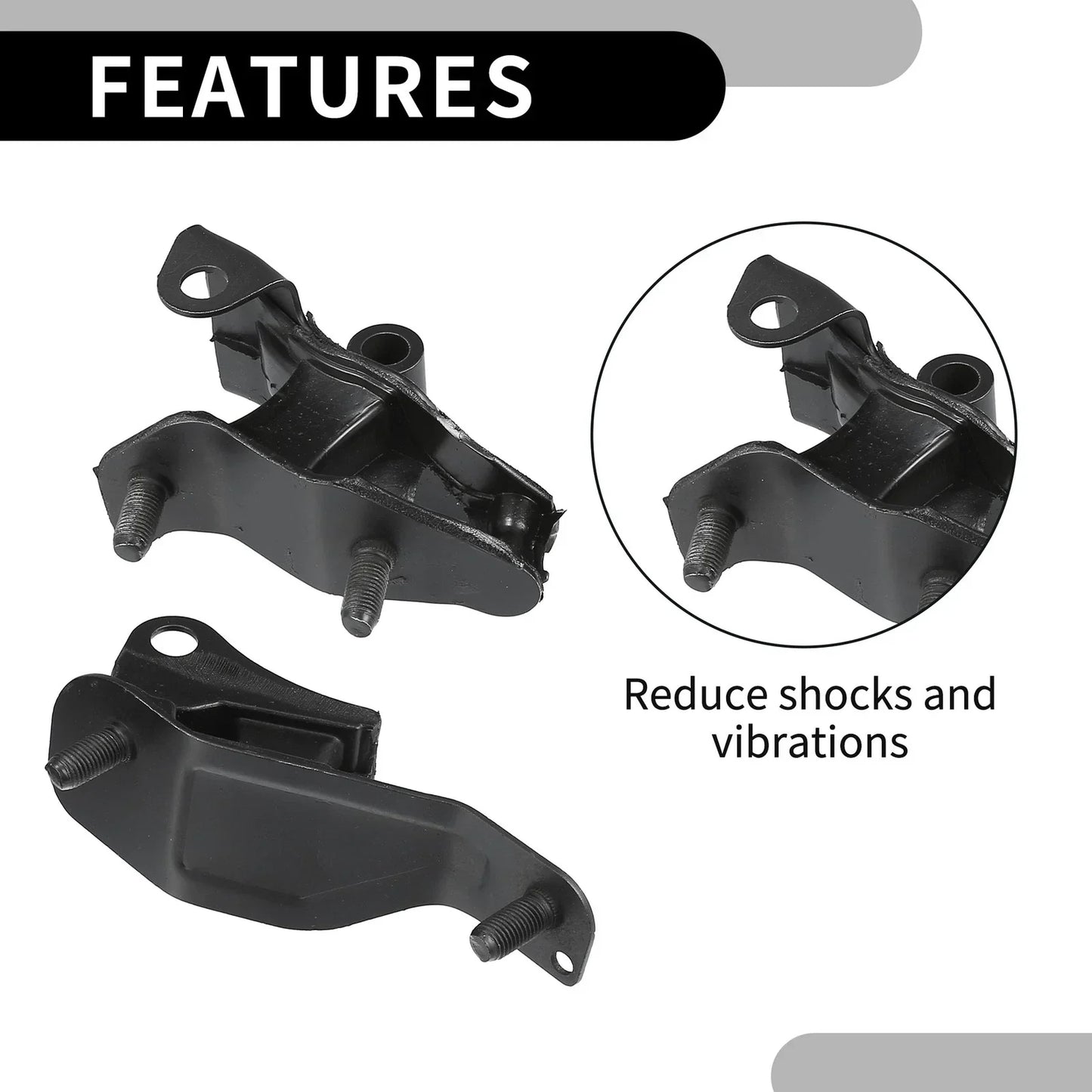 Engine Motor Mount Transmission Mounting Set for Honda Accord 2.4L (2003-2007)