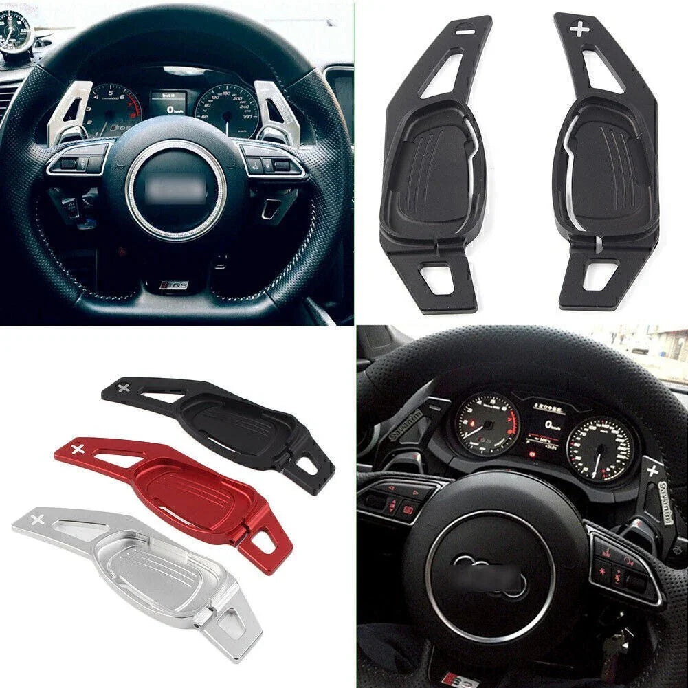 Aluminum Steering Wheel Shift Paddle Shifter Extension for Audi A5 S3 S5 SQ5 RS3