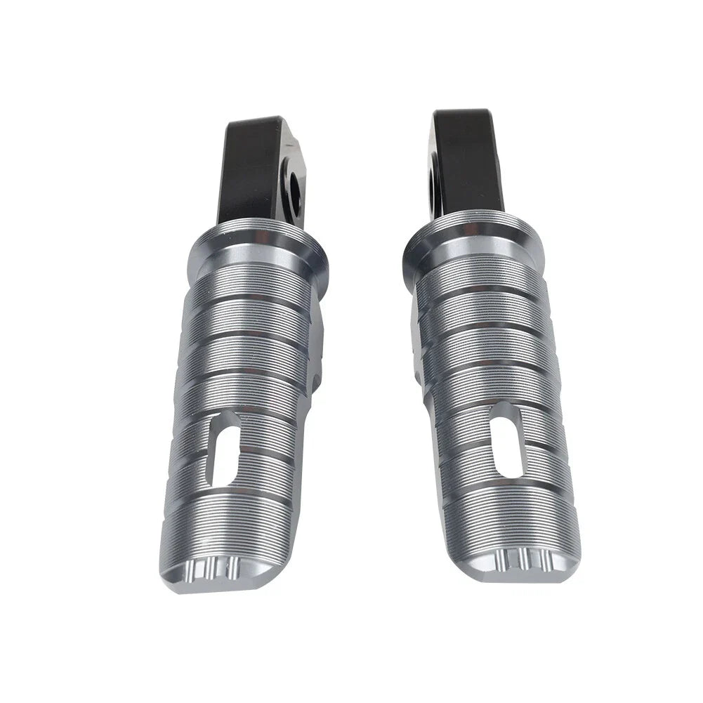 Gray Front Footrest Pegs for Aprilia APR 150 GPR 125 150 250 RS125 Tuono 125