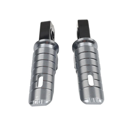 Gray Front Footrest Pegs for Aprilia APR 150 GPR 125 150 250 RS125 Tuono 125