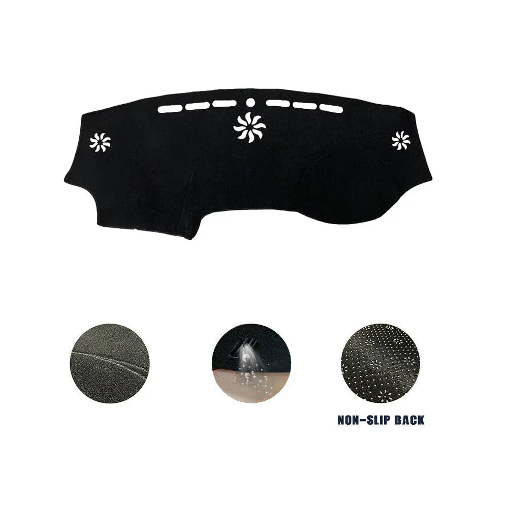 Non-Slip Dash Mat for Chrysler 300C (2012-2022) Black Dashboard Cover