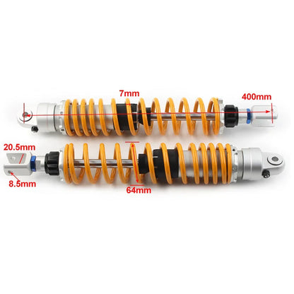 400mm ATV Air Shock Absorber Damper for Honda Yamaha Suzuki